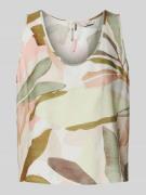 Top met V-hals, model 'Pa44loma'