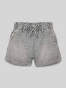 Loose fit korte jeans van puur katoen