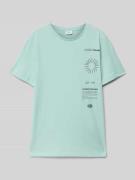 Regular fit T-shirt van puur katoen