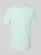 Regular fit T-shirt van katoenmix