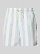 Korte zwembroek met streepmotief, model 'DANE'