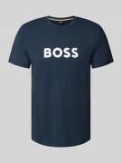 T-shirt met labelprint