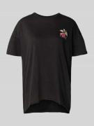 Oversized T-shirt van puur katoen, model 'RIE LIFE'