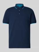 Regular fit poloshirt van katoenmix