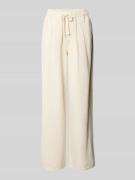 Wide leg jeans van puur katoen, model 'VALERIA'