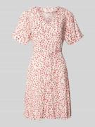 Regular fit mini-jurk van pure viscose, model 'EVIDA'