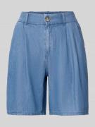 Relaxed fit korte jeans van een mix van katoen en lyocell, model 'BEA'