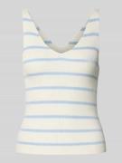 Slim fit tanktop van viscosemix, model 'MEDDI'