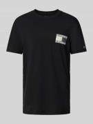Regular fit T-shirt van puur katoen