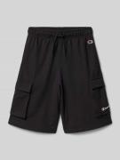 Sweatshorts met logostitching