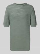 T-shirt met labeldetail