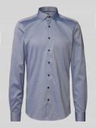 Slim fit zakelijk overhemd met extra lange mouwen