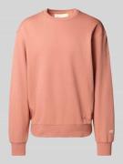 Sweatshirt met labelstitching