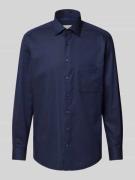 Modern fit zakelijk overhemd met kentkraag