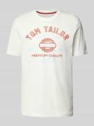 Regular fit T-shirt van puur katoen
