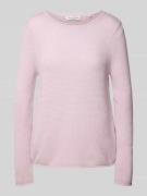 Regular fit gebreide pullover van zuiver katoen