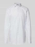 Slim fit zakelijk overhemd met extra lange mouwen