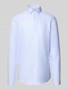 Slim fit zakelijk overhemd met extra lange mouwen