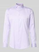 Slim fit zakelijk overhemd met haaikraag