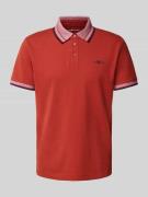 Regular fit poloshirt van katoenmix