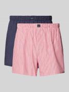 Boxershort met labelpatch in een set van 2 stuks