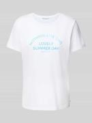 Regular fit T-shirt van puur katoen