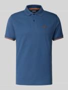 Tailored fit poloshirt van puur katoen
