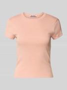 T-shirt met ronde hals