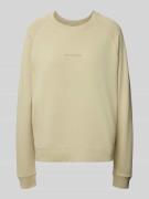 Oversized sweatshirt met labelprint