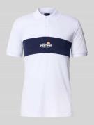 Slim fit poloshirt met labelprint, model 'MACKENNA'