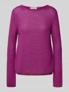 Regular fit gebreide pullover van zuiver katoen