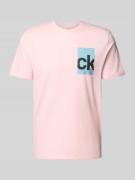 T-shirt met labelprint