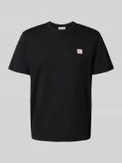T-shirt met labelpatch