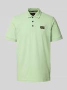 Poloshirt met labeldetail