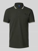 Slim fit poloshirt met labelstitching, model 'Dunda'