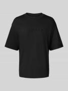 Oversized T-shirt met labelstitching