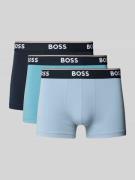 Regular fit boxershort van een mix van katoen en elastaan in een set v...