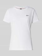 Regular fit T-shirt van puur katoen