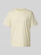 T-shirt met labelprint