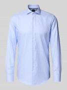 Slim fit zakelijk overhemd van puur katoen