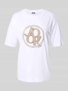 T-shirt met strass-steentjes, model 'Tashi'