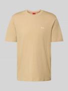 T-shirt met labelprint, model 'Dero'