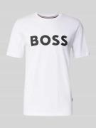 Regular fit T-shirt van puur katoen