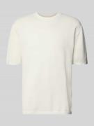 Gebreid shirt met structuurmotief, model 'Derico'