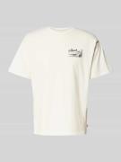 T-shirt met labelprint