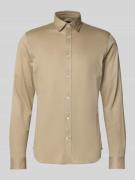 Slim fit zakelijk overhemd met knoopsluiting, model 'trostol'