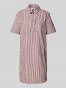 Mini overhemdjurk met borstzakken