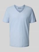 T-shirt met V-hals
