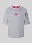 T-shirt met labelprint, model 'JAXON'