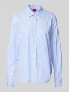 Regular fit blouse met labelstitching